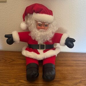 Vintage Rennoc Santa Claus Plush Doll